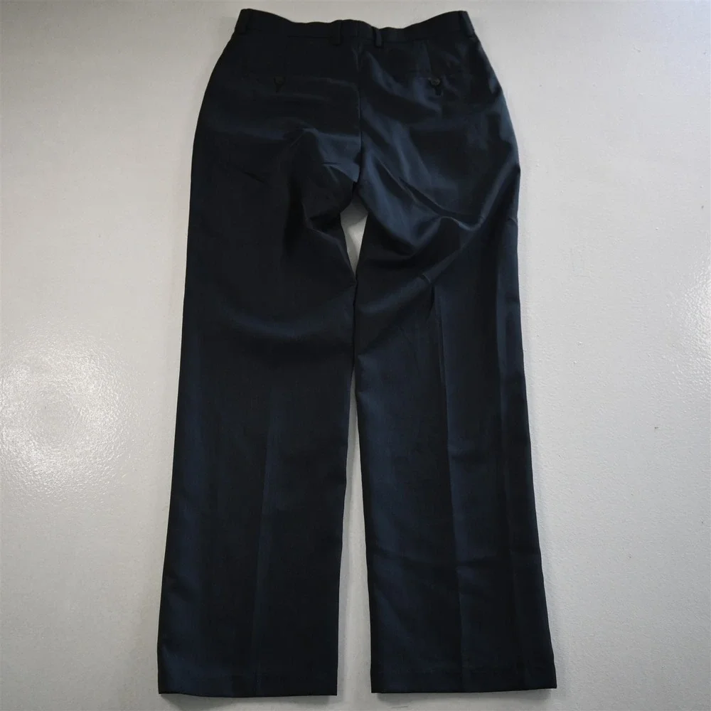 Haggar 38R 32x32 Blue Tailored Fit Travel Performance Mens Jacket Pants Suit